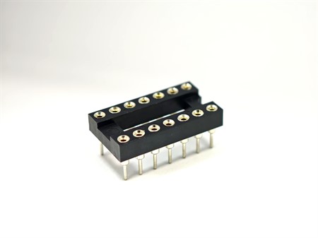 IC-Sockel DIL14 Rm2.54 x 7.62mm
